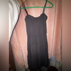 BE COOL Black Spaghetti-Strap Maxi Dress